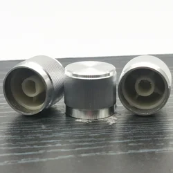 1pcs 22X19mm Aluminum Alloy Encoder Volume Control Audio Potentiometer Hole 6mm Knob Cap(Plum Shaft/D-axis)