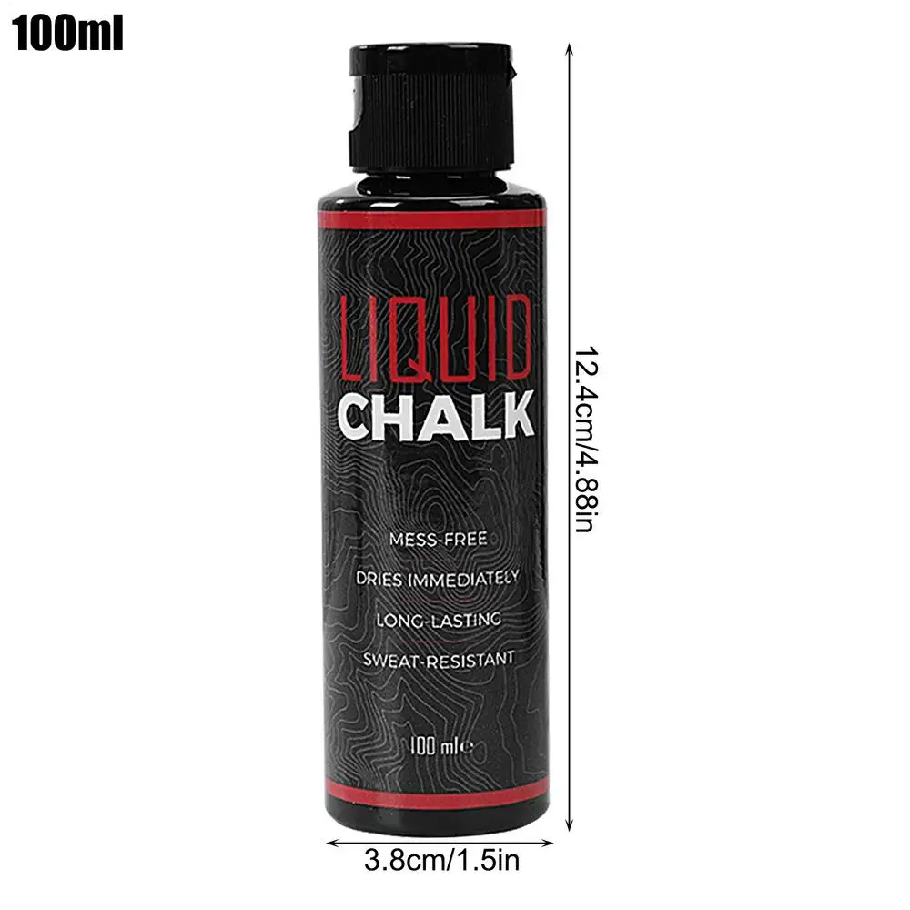 50 ml/100 ml Flüssigkreide Schweißbeständiges Workout Magnesiumpulver Anti-Rutsch-Cremegriff Gewichtheben Klettern Fitnessstudio Sportkreide