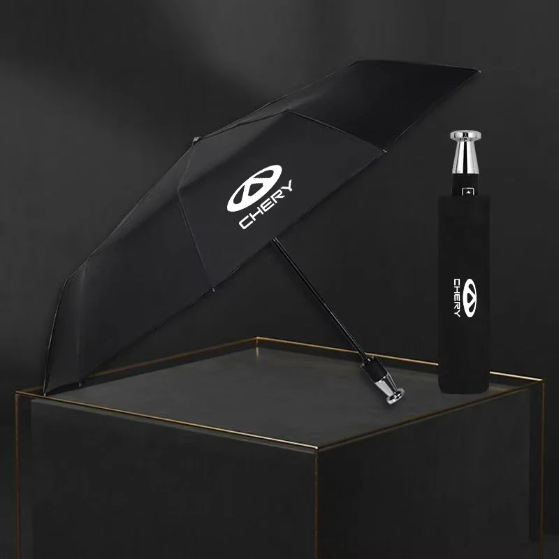 For Chery Tiggo 3 4 5 7 8 Plus Arrizo GX 5x EQ7 Fulwin 2 A3 A5 Car Automatic Folding Windproof Sunshade Umbrella Accessories view 6