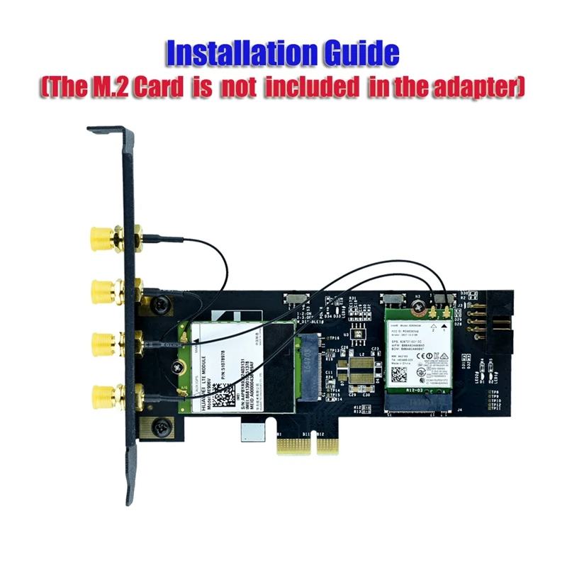 M.2 PCI-E Adapter Card NGFF M.2 Key B And Key A To Pcie X1 Adpater For 3G/4G And Wifi Card