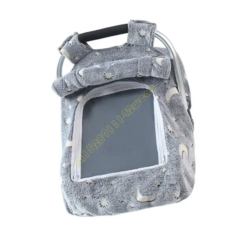 

Landscape Pram Basket Cover Windshield Sleeve Carrying Basket Soft Flannel Protector Case Guard for Baby Infants DXAD