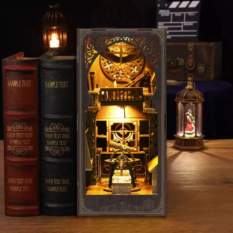 ouzey-diy-wooden-book-nook-shelf-insert-miniature-building-kit-astronomy-museum-book-nook-adult-birthday-gifts-bookshelf-decor
