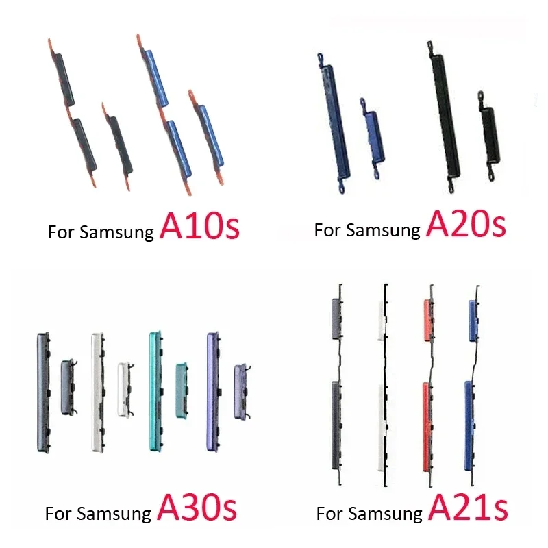 20 Sets für Samsung Galaxy A01 Core A013 A11 A21 A21s A31 A41 A51 A71 4G Telefon Neue Power Lautstärke Ein Aus Externe Taste Schlüssel