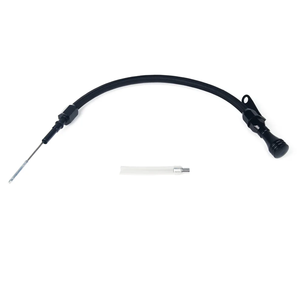 Flexible Oil Dipstick Black Housing Compatible With LS Truck Engines LSX LS1 LS2 LS2 LS6 4.8L 5.7L 6.0L 6.2L