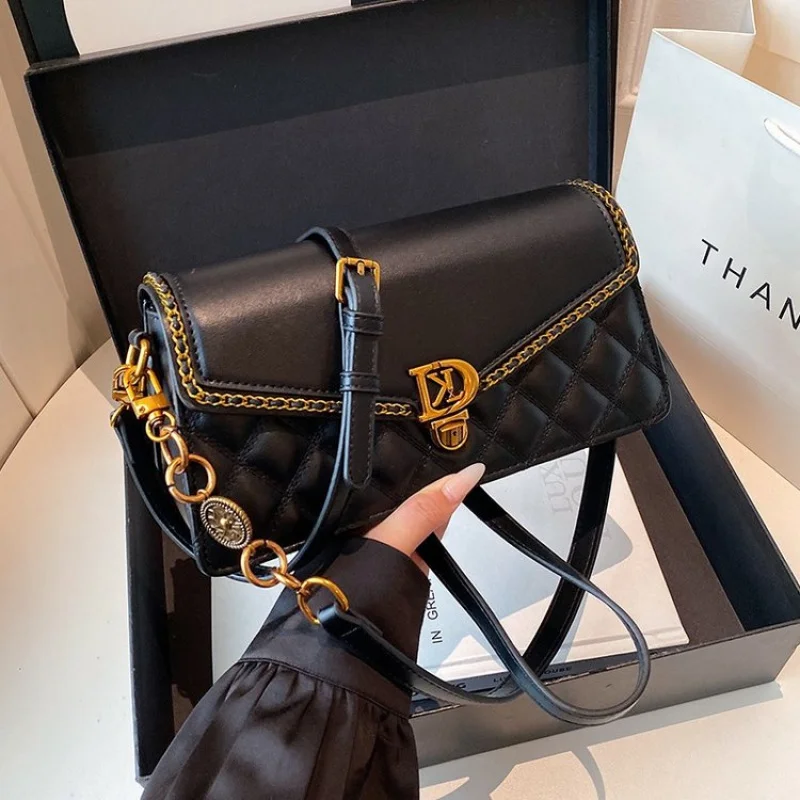 

Famous Designer Leather Women's Handbag Luxury Brand Elegant Popular Classic Vintage Daily Bag