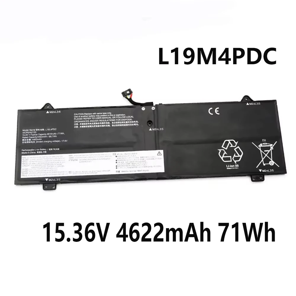 L19M4PDC L19L4PDC 15.36V 4622mAh 71Wh Laptop battery for Lenovo Yoga 7-15ITL5 7-14ITL5 14C SB10Z26483 L19C4PDC