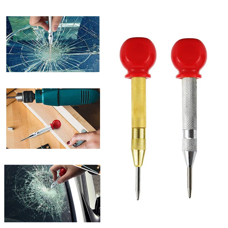 Woodworking Metal Drill Automatic Centre Punch General Automatic Punch  Adjustable Spring Loaded Automatic Punch Hand Tools Sets