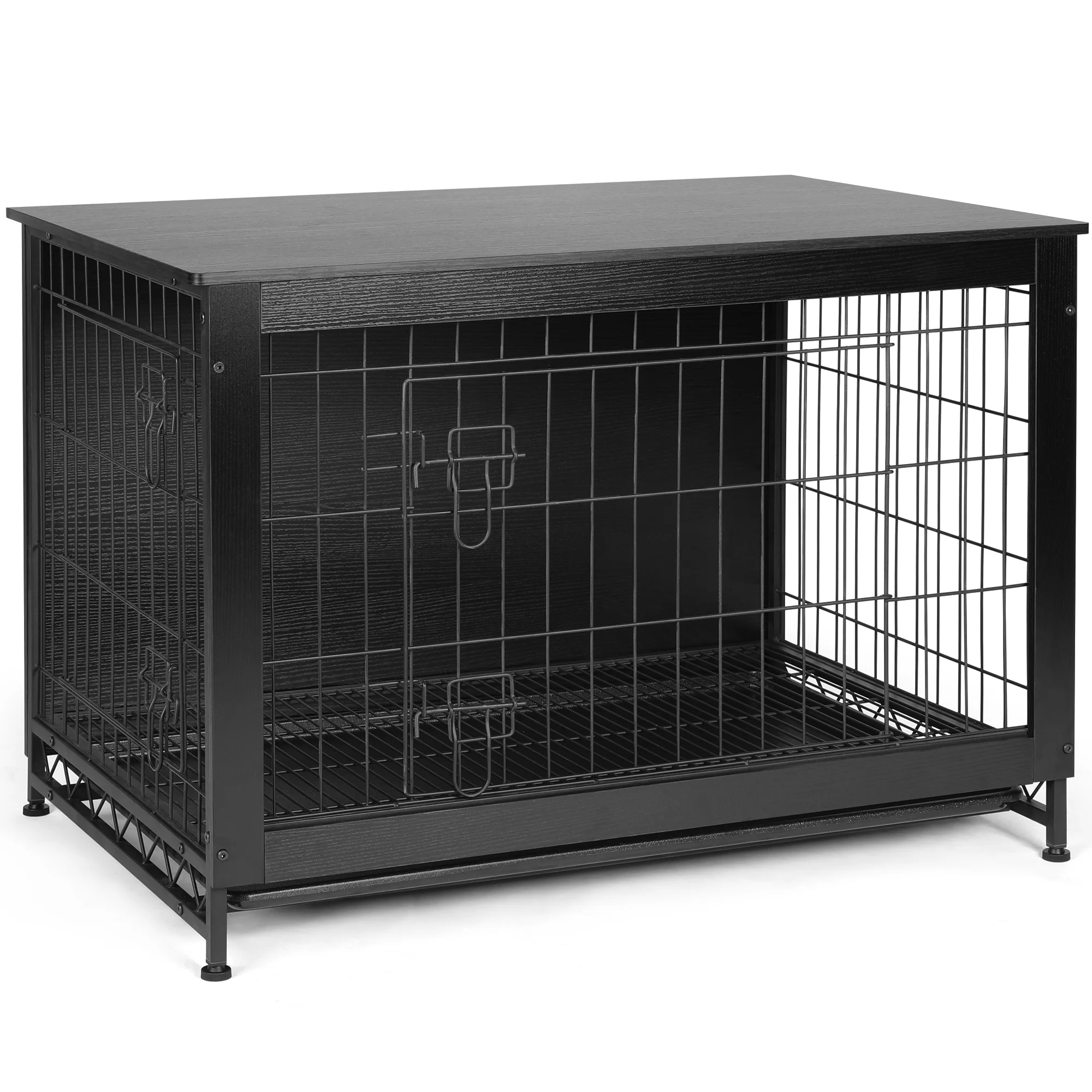 Richya Dog Crate Furniture up to 70 lbs for Large dogs, Side End Table, Dog Kennel for Indoor