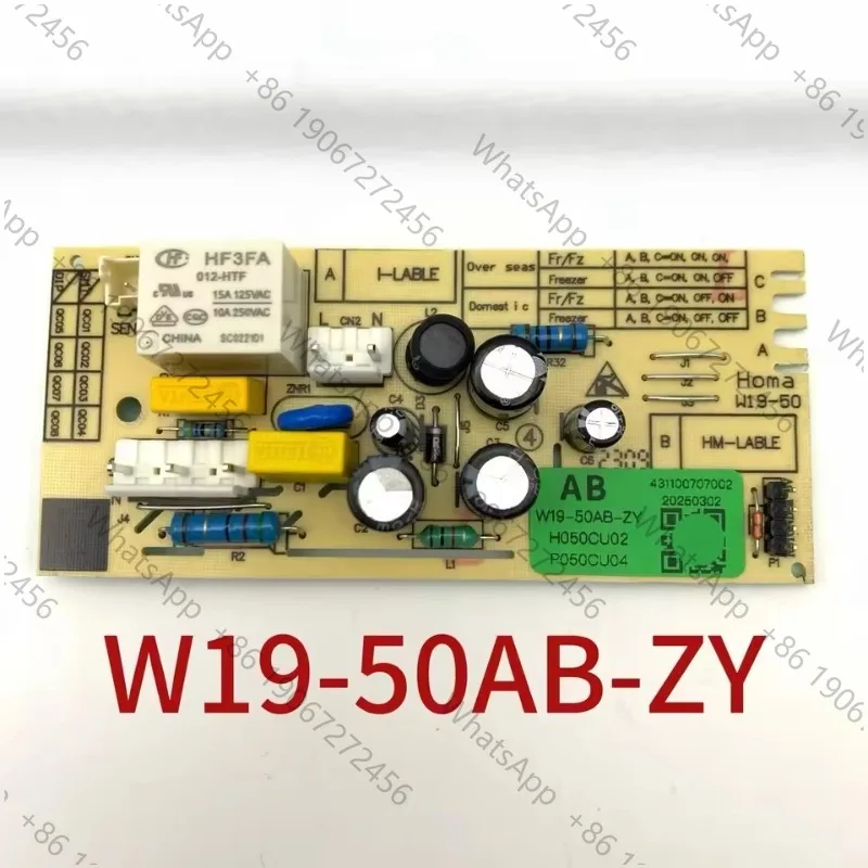 1pcs New For Refrigerator Control Board W19-50AC/W19-50ABC/W19-50AB-ZY Circuit PCB W19-50 Fridge Motehrboard Freezer Parts