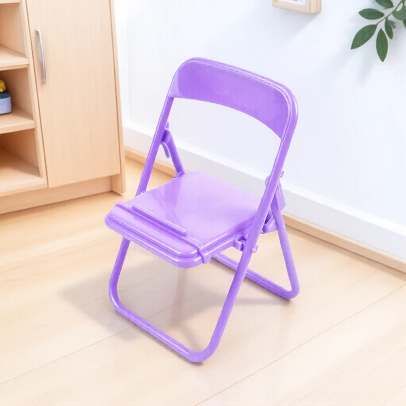 

Складная портативная подставка для телефона цвета макарон, настольный держатель для стула, декоративный аксессуар для дома и офиса