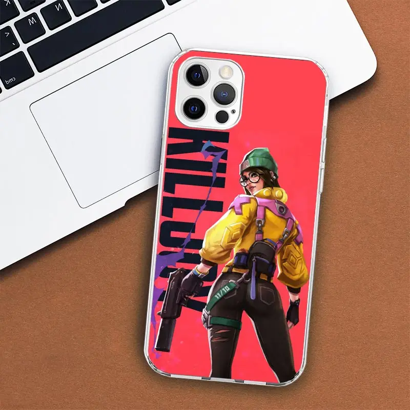 Valorant Killjoy Phone Case For Apple iPhone 11 12 13 14 15 16 Pro Max 7 X XS 8 Plus + Mini SE Customized Print Soft Cover For A