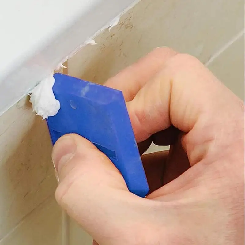 Silicone Caulk Remover Tool Silicone Scraper Tool Glass Glue Angle Scraper Grout Scraper Caulk Finishing For Window Sink Tile