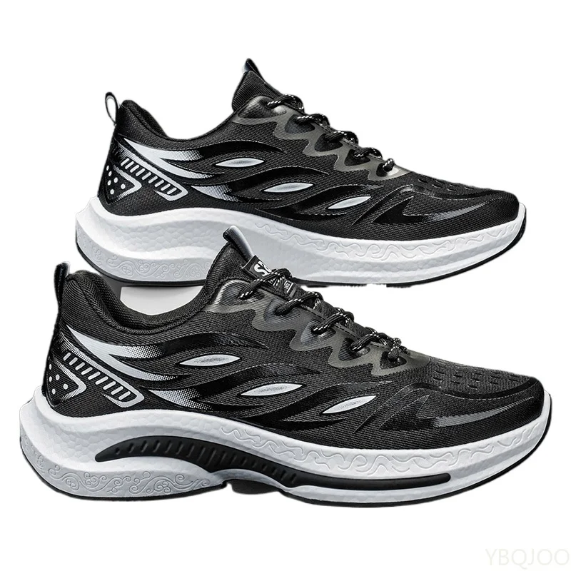 أحذية رجالية صيفية خفيفة الوزن تسمح بمرور الهواء، أحذية جري عصرية متعددة الاستخدامات، أحذية رياضية رجالية مريحة وبسيطة