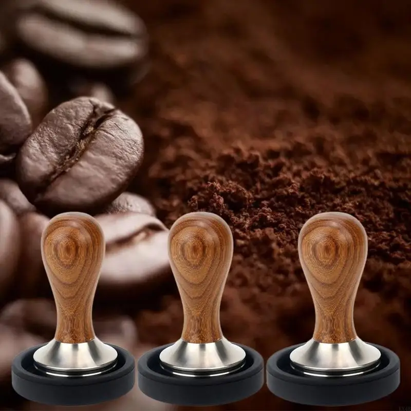 عبث القهوة KX4B مع نابض معايرة Espresso يدوية العبث بودرة مسح مسحوق