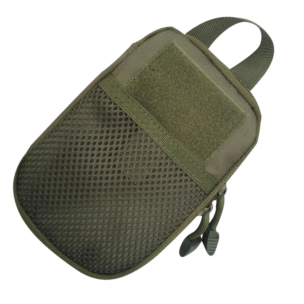 Tactical Bag Army Green Portable Outdoor First-Aid Storage Pouch Hanging Rope Lifesaving Emergency Patch Mobile Phone