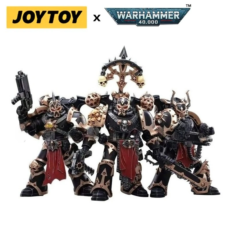 1/18 JOYTOY عمل الشكل (3 قطعة/المجموعة) الأسود الفيلق Warband أنيمي جمع لعبة مجسمة