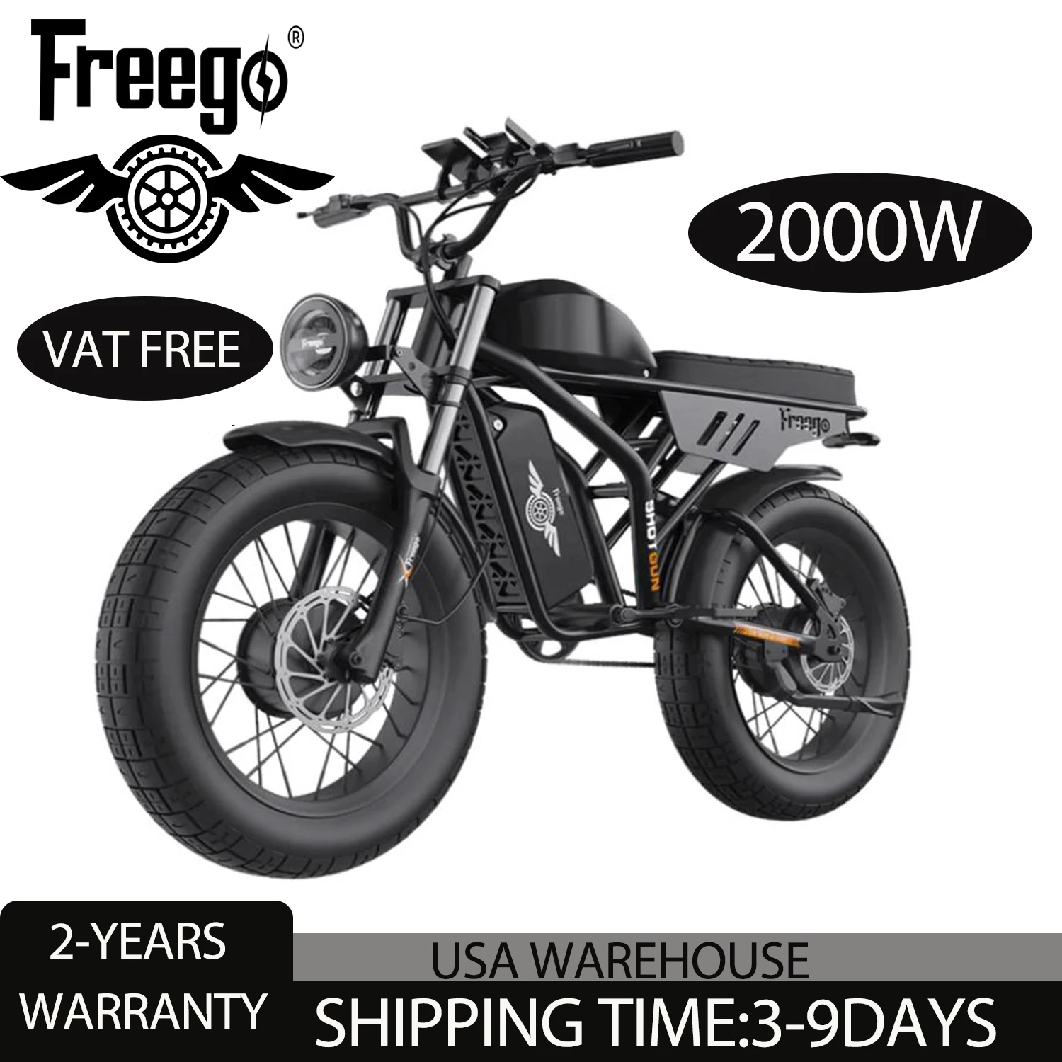 

Electric Dirt Bike Electric Motorcycle for Adults 2000W Dual Motor/48V/40/55Ah Dual Hydraulic Brake/Suspension 35MPH/68/108Mile