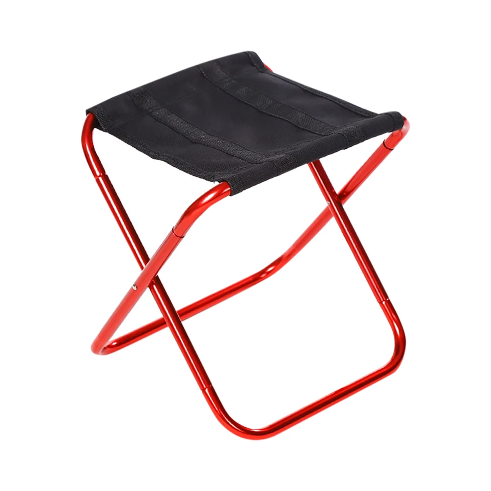 150KG Thickened Outdoor Aluminium Alloy Portable Folding Picnic Camping Stool MIni Storage Fishing Chair Ultralight Furniture