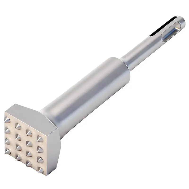 

ABUL-X 1-1/4" 6" SDS Plus Bushing Tool, 16 Tips Bush Hammer Bit For Concrete Repair, Patch Preparation, And Rough Surface Remova