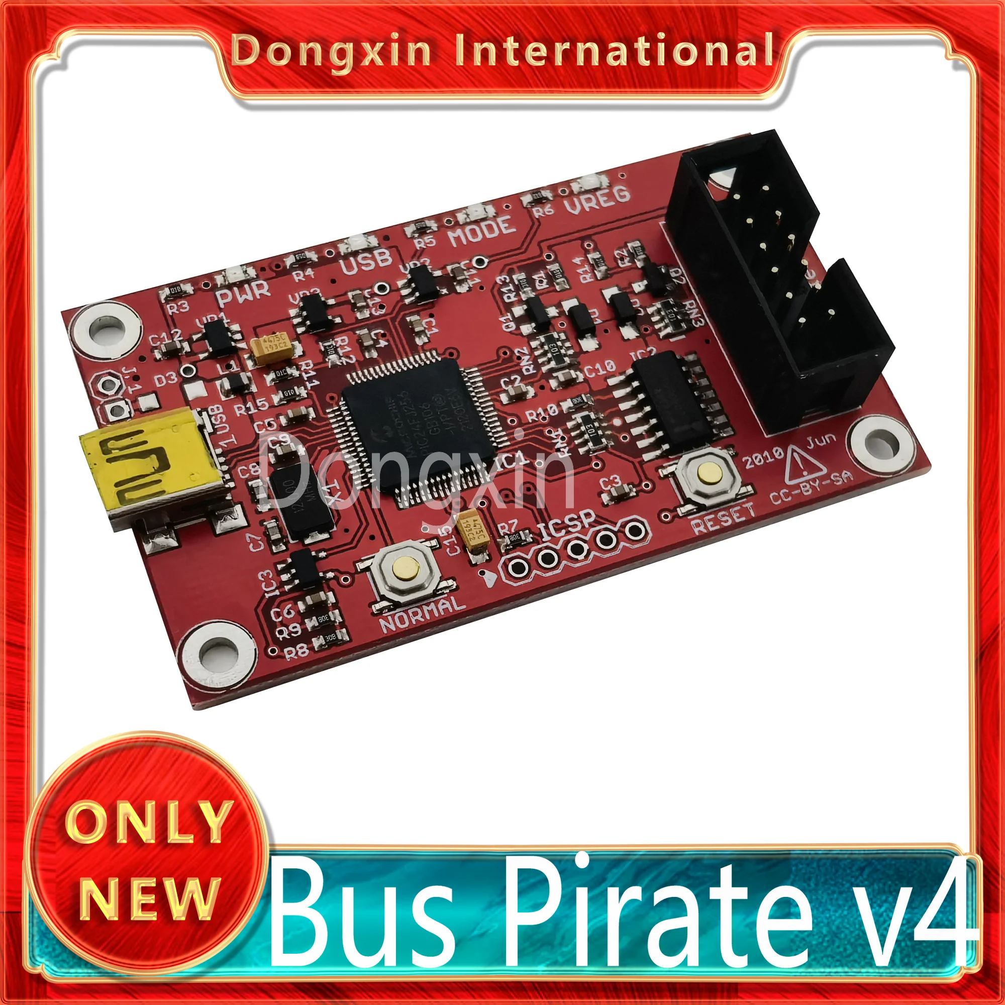 

Bus Pirate v4 development board downloader serial port simulation debugger programmer bus detector development board