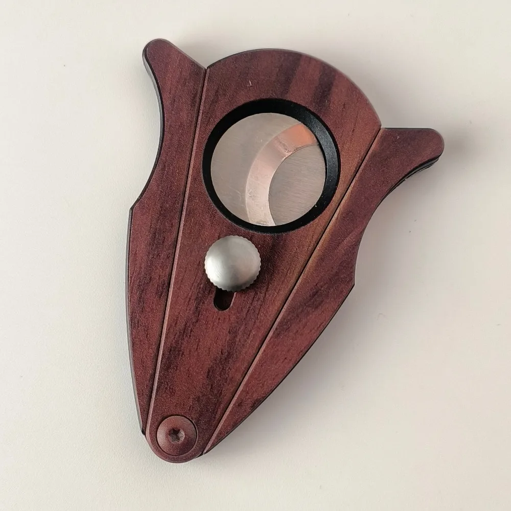 Double-edged Cigar Cutter Fashionable and Creative Stainless Steel Cigar Cutter Anti-slip Comfortable and Convenient