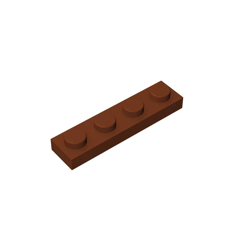 Gobricks GDS-504 Platte 1 x 4, kompatibel mit Lego 3710 Teilen Kinder-DIY-Baustein, Partikelplatte zum Selbermachen