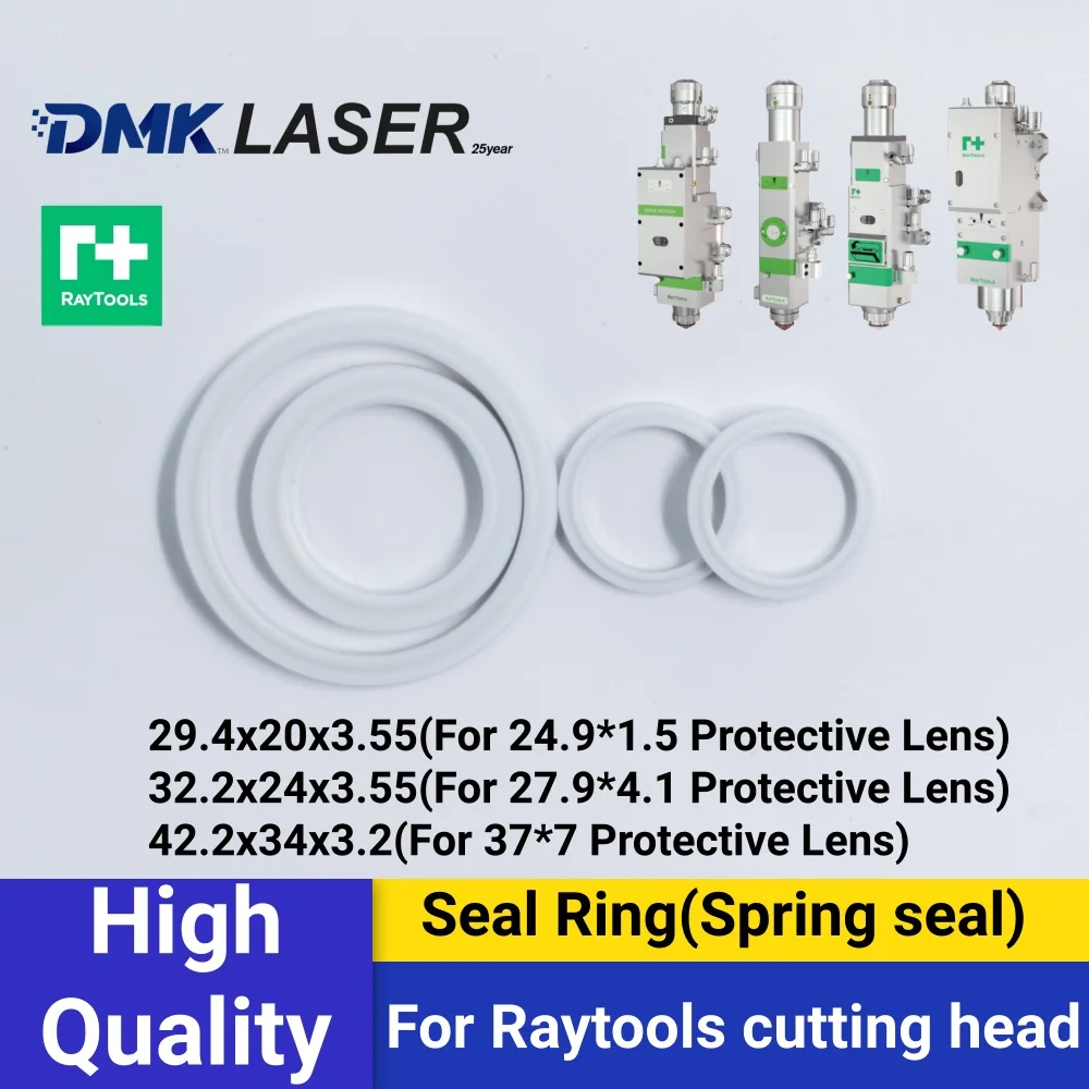 Raytools Sealing Ring for Laser Lens 27.9*4.1/24.9*1.5/37*7mm Protection Windows Spring Seal BT210/BT240S/BM109/BM114 Laser Head