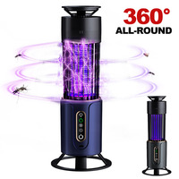 Electric Mosquito Swatter Mosquito Killer Lamp Bug Zapper Insect Fly Trap Camping Lantern USB Timing Insect Killer Repellent