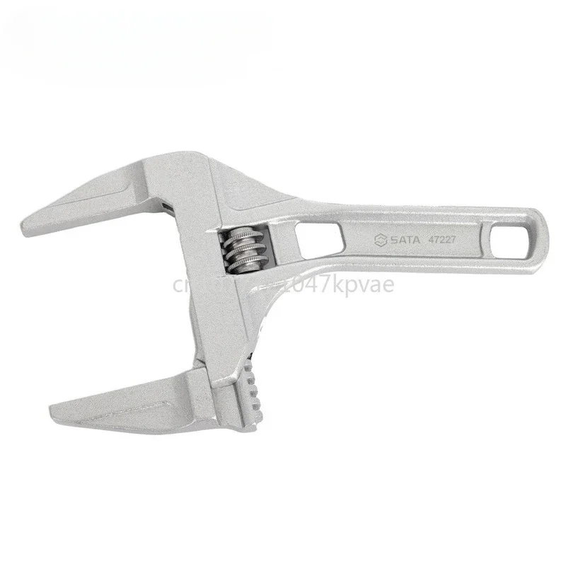 

Hardware Hand Tools Aluminum Alloy Large Opening Short Handle Wrench 47227 Adjustable Wrench