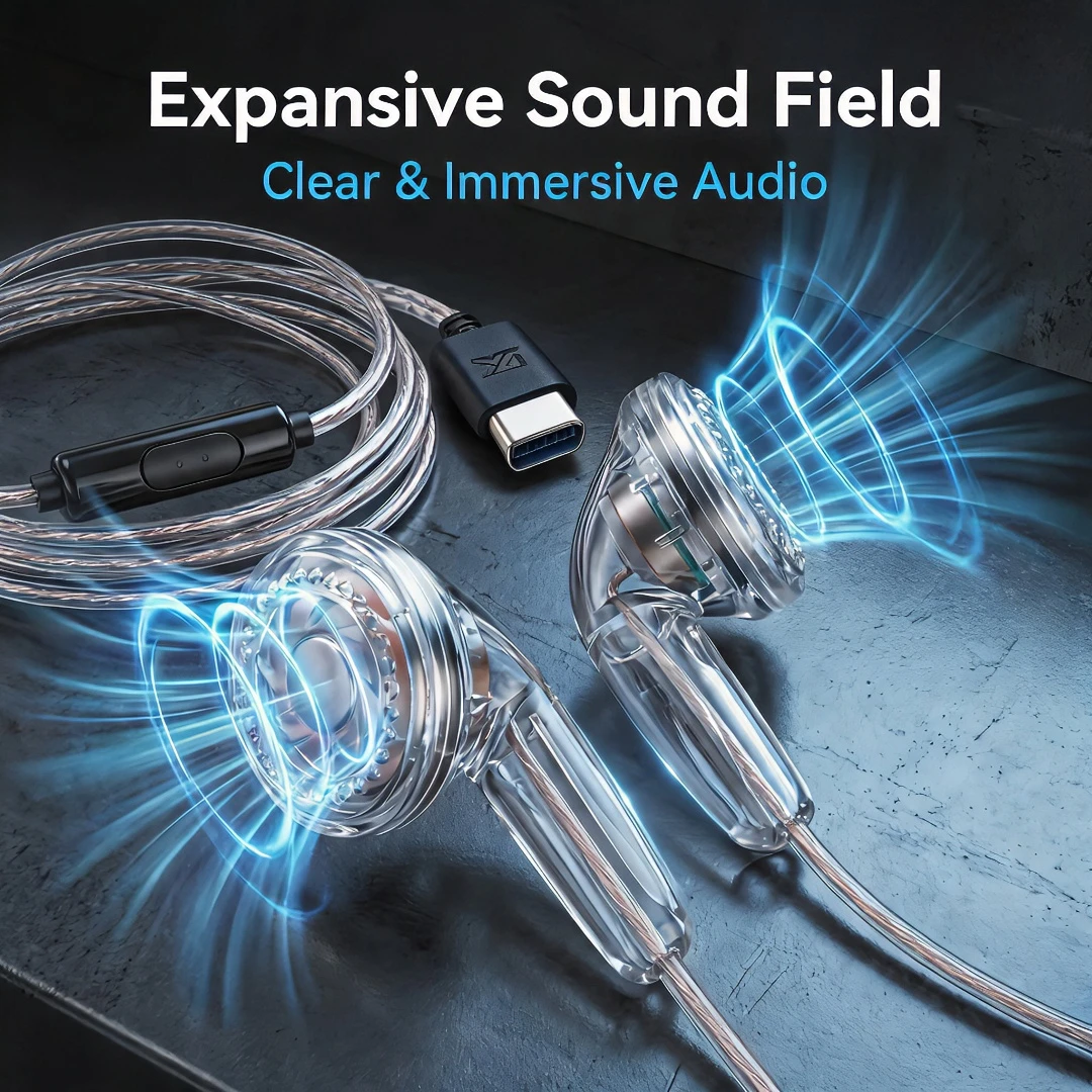 Écouteurs filaires Type-C au l - Wired Earphone Mic avis et prix