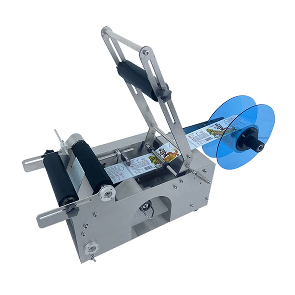 

MT-50 Semi Automatic Bottle Label Machine Labeller Labeling Machine With Printing