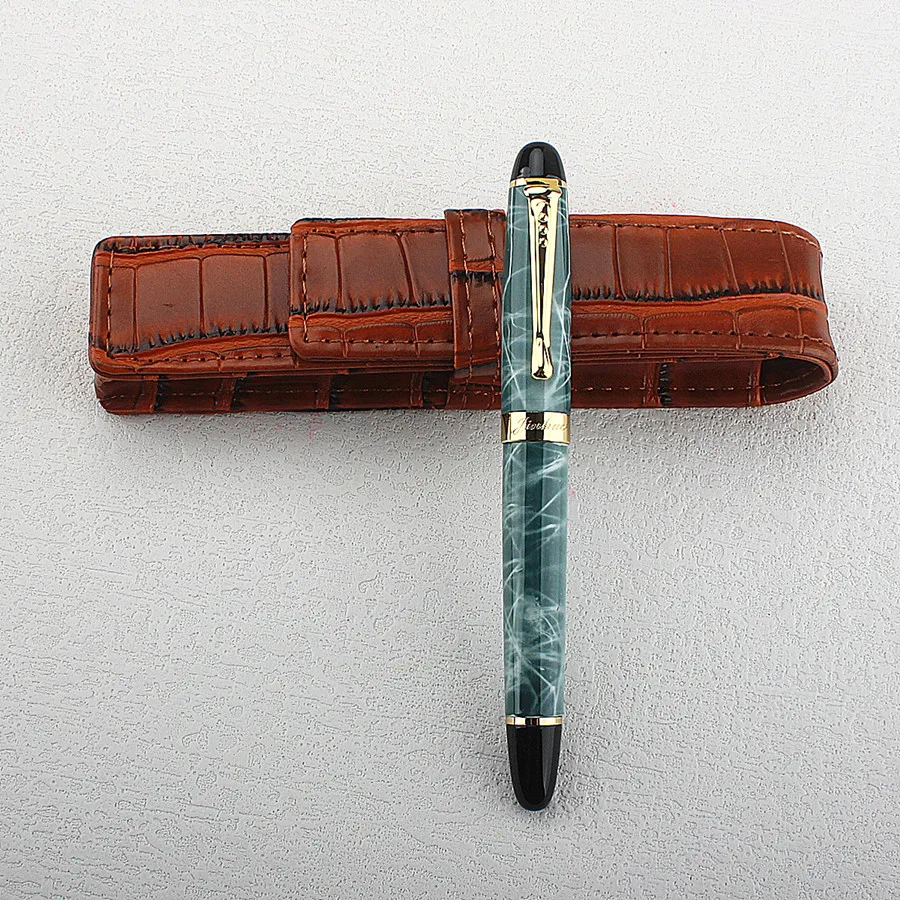 JINHAO X450 High Quality Luxury Office School Stationery Material Supplies Fountain Pen Full Metal Golded Clip PK10