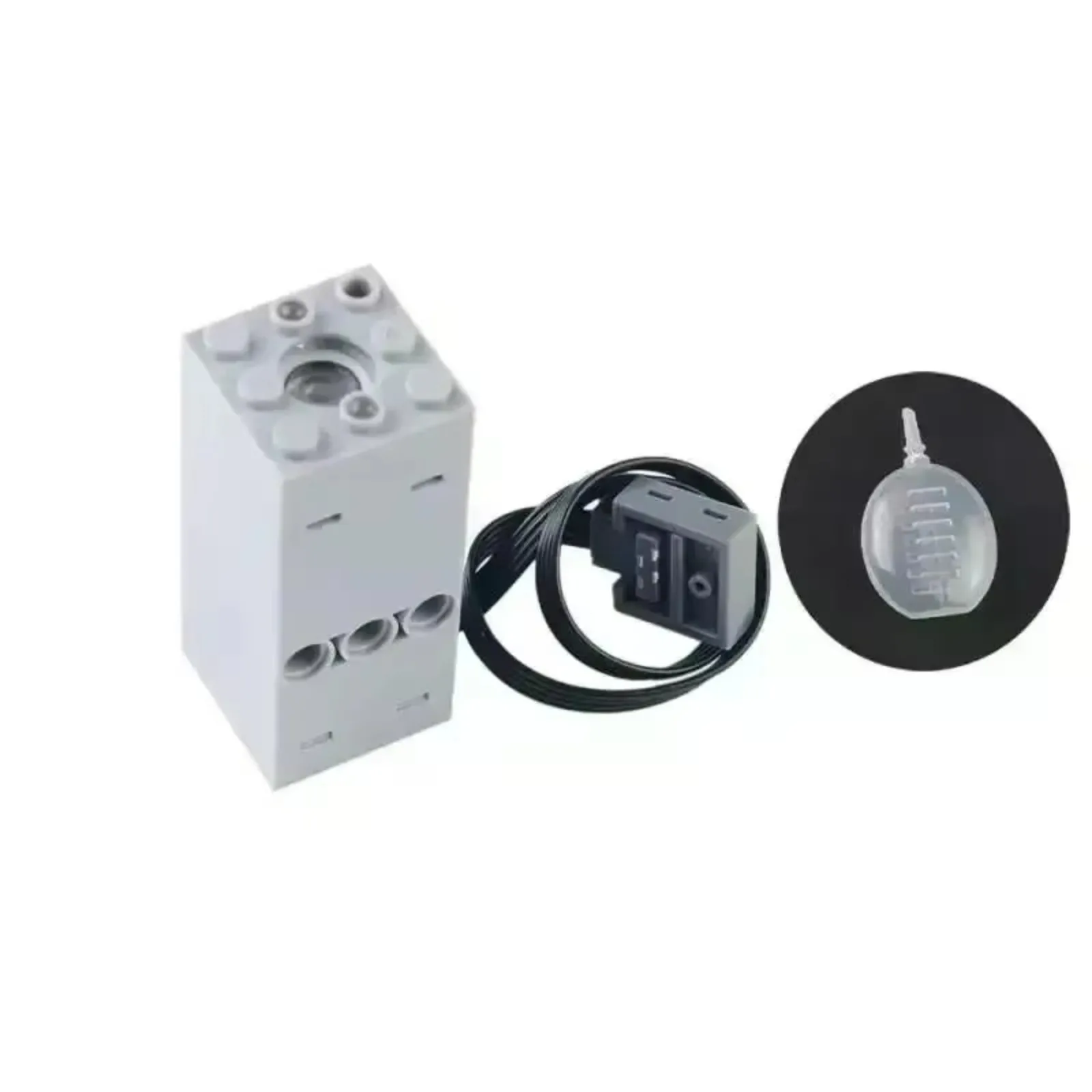 Motor de pulverizador de fumaça Mould King Fogger para modelos de trem de blocos de construção MOC com função de ciclo automático