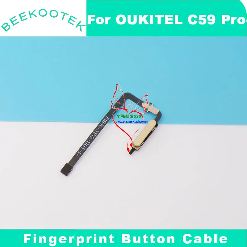 New Original Oukitel C59 Pro Fingerprint Sensor Button Cable flex Cable Accessories For OUKITEL C59 Pro Smart Phone