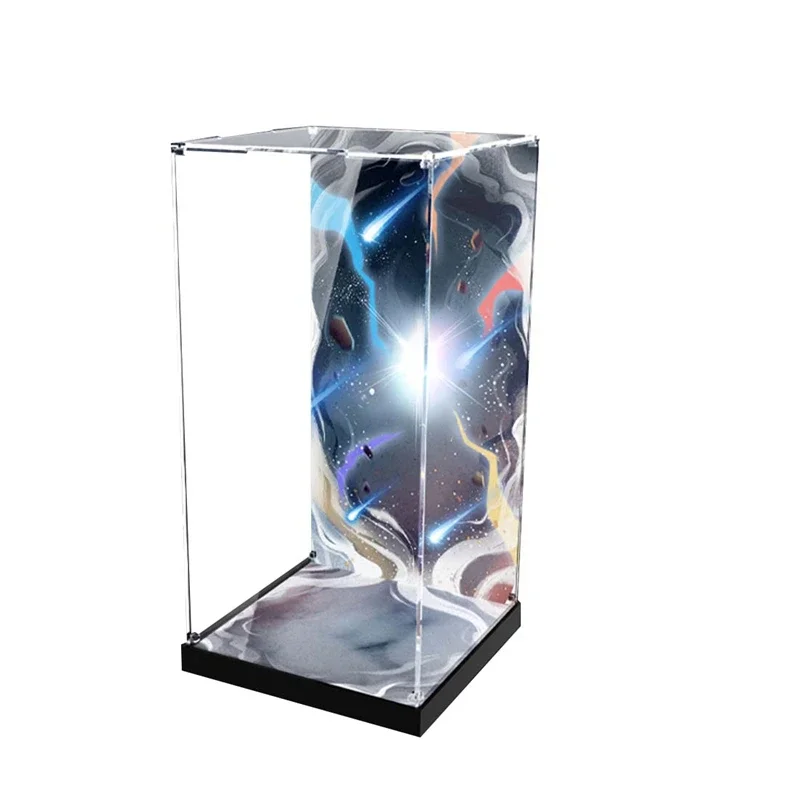 

Display Case for Lego Nano Gauntlet 76223, 3MM Acrylic Display Box for Lego 76223 (No Model Set Included)