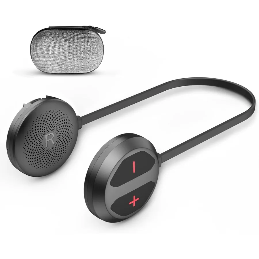 

Bluetooth 5.3 Ski Helmet Headphones, 20H Working Time, IPX6 Waterproof, Built-in Mic, HD Speaker Chip