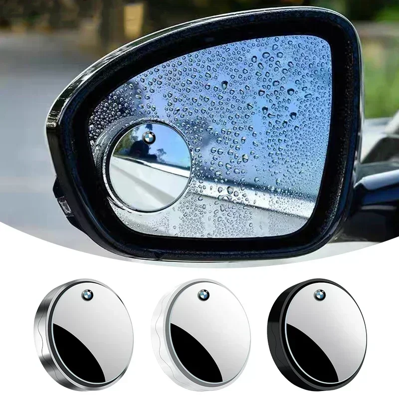 

2PC 360 Degree Rotating Wide-angle Round Frame Blind Spot Mirror For bmw e46 e39 e90 e60 e30 f10 f11 f20 f30 g20 g30 x1 x3 x5 z4