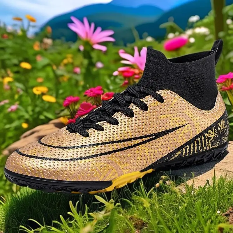 

Men Professional Football Field Boots TF/FG Original Soccer Shoes Society High Quality Cleats Studded Football Shoes Comfortable