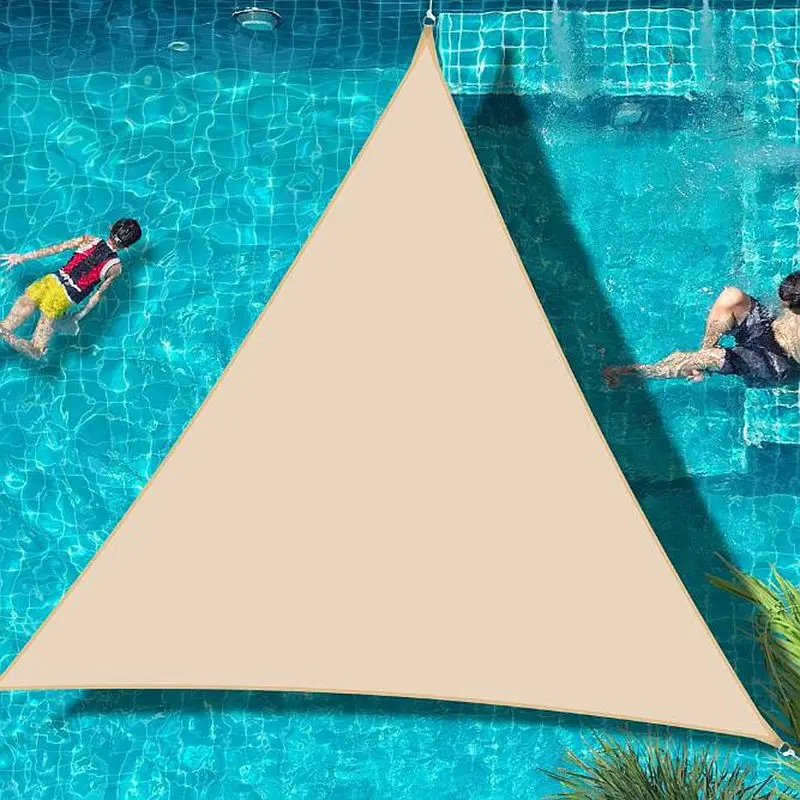 

Sun Shade Sail Waterproof Triangle Oxford Canopy Sunblock 98% UV Blockage UV & Water Resistant Sunshade Cloth Uv Block