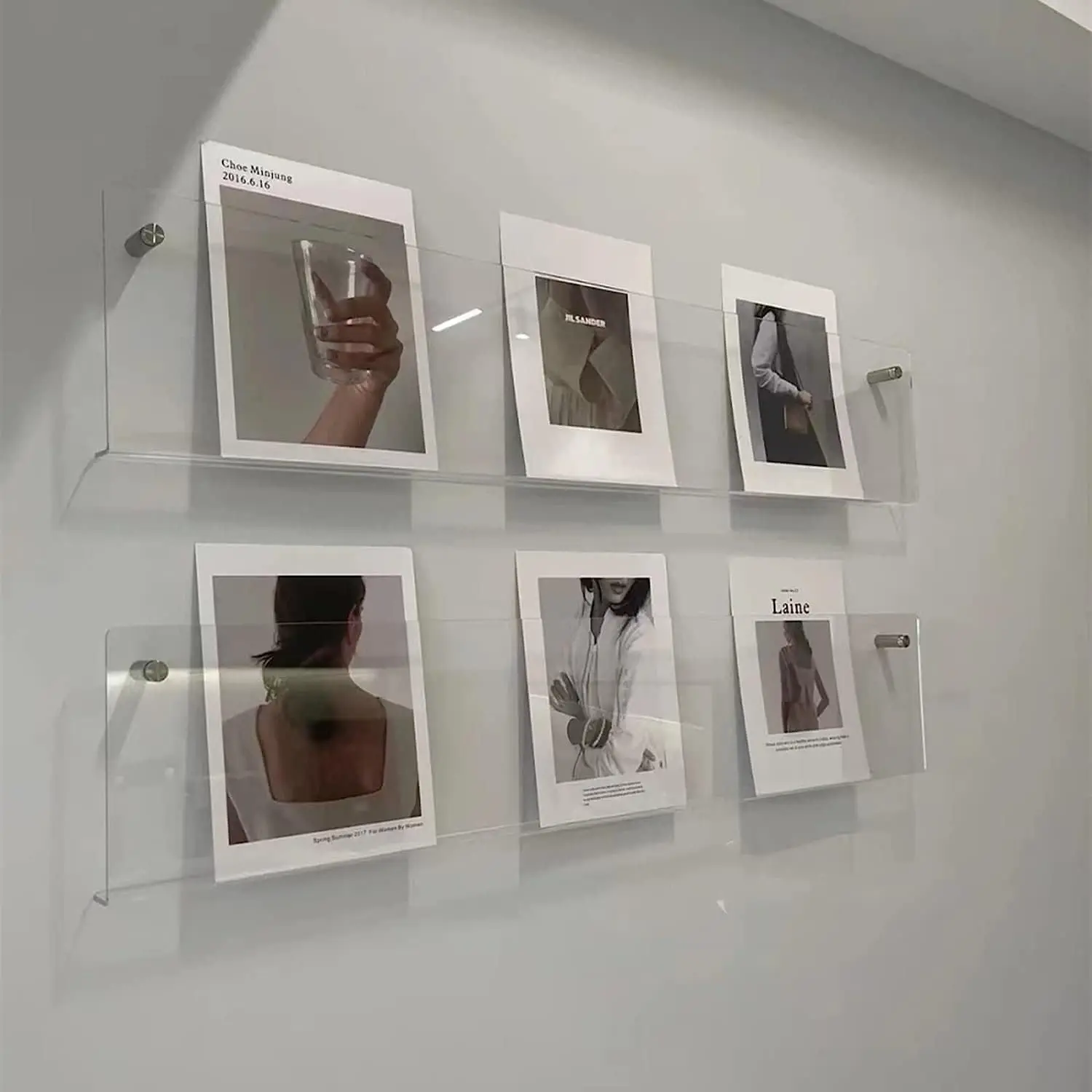 Clear Brochure Holder Acrylic Magazine Rack