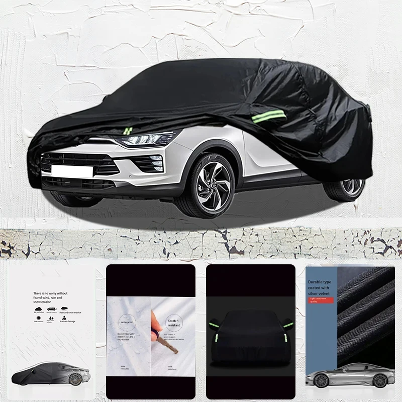 

For SsangYong-Korando Auto Anti snow Anti dust Anti-uv Anti peeling paint And Anti Rainwater 210t Car cover protection