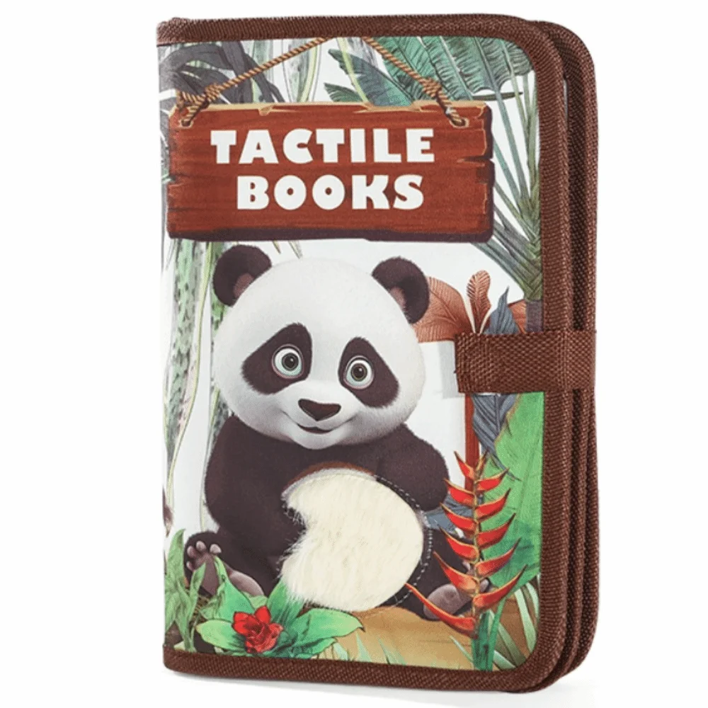 Nuovi libri touch per addestramento cognitivo Tema animale Libri morbidi per l'educazione precoce Giocattoli portatili per lo sviluppo sensoriale Regalo