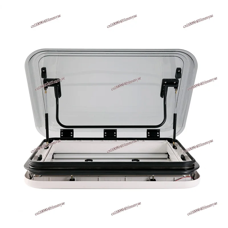 

RV Sunroof Modification Accessories Acrylic Double-layer Thickened Roof Ventilation Window with Sunshade and Anti-mosquito Net