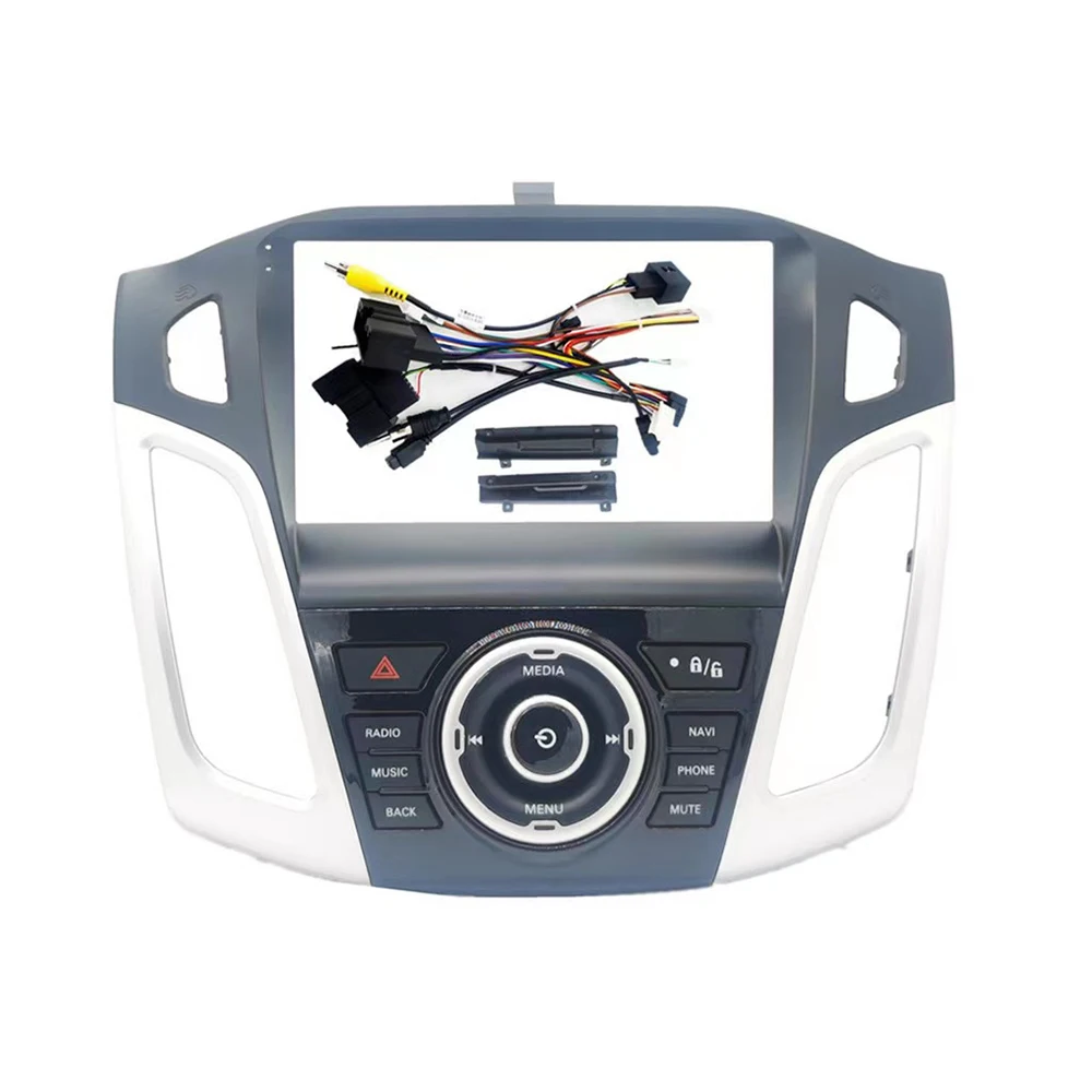 

For Ford Focus 3 Mk 3 2011 - 2019 Android Car Radio Panel Fascia Frame Optional Accessories Power Cord CANBUS