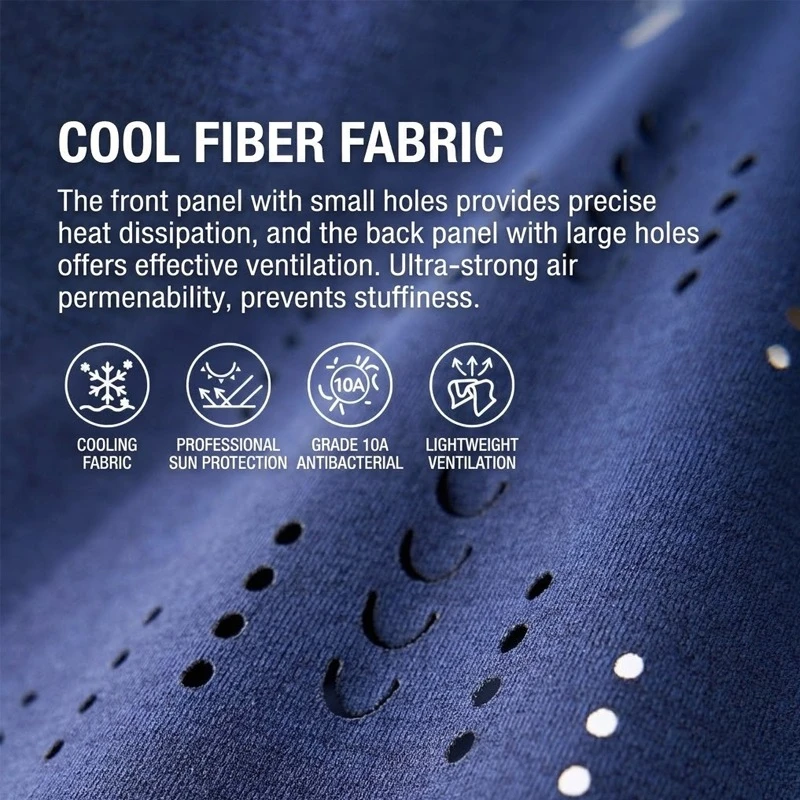 Unisex Cooling Sun-Protective Athletic T-Shirt - Breathable Reflective Print Short Sleeve for Running & Gym