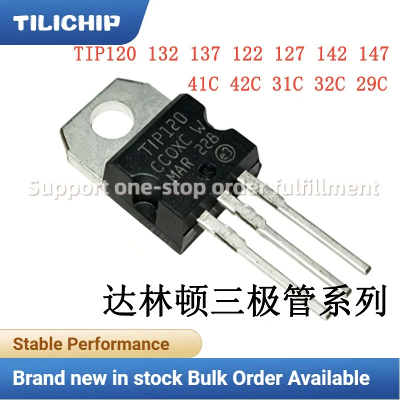 10PCS~20PCS Brand new TIP120 Encapsulated TO-220 Darlington Transistor Full Range of Specifications One-Stop Matching