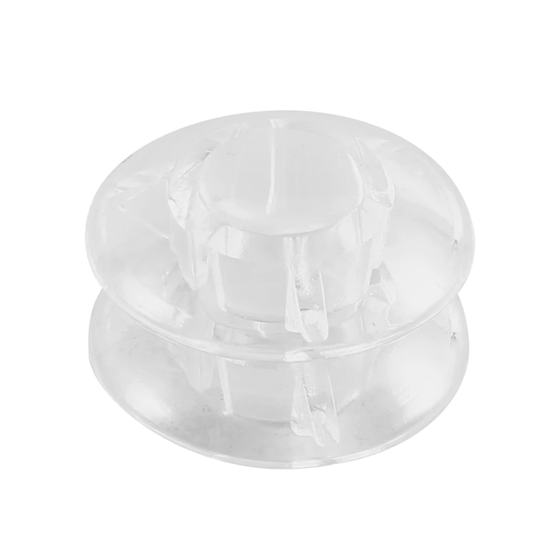 16 Pack Clear Mushroom Style Guitar Effect Pedal Footswitch Toppers Foot Nail Cap Protection Cap For Guitar Effect Pedal