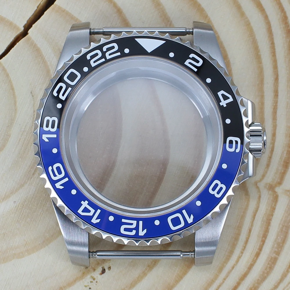 

40MM SUB GMT unidirectional rotation Watch Case 20ATM Dual Color bezel For NH34 NH35 NH36 8205 2824 PT5000 Movts Sapphire Glass