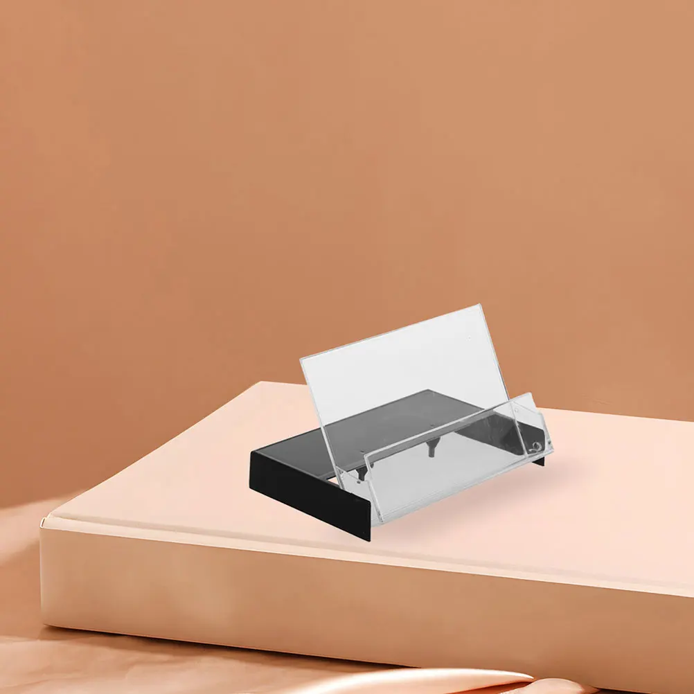 

Cassette Tape Storage Case 4 Pcs Plastic Holder Organizer Display Edge Box for Tapes Collection Vintage Accessory