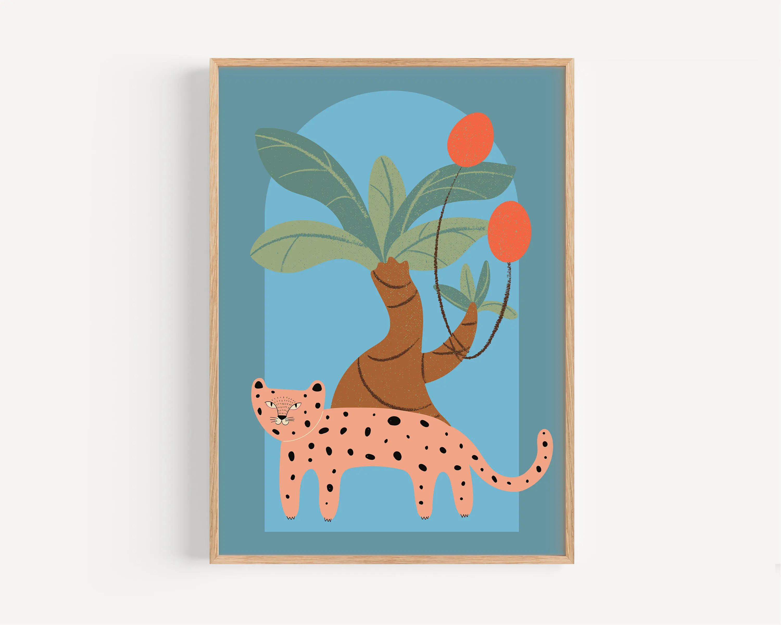 Colorful Playroom Quirky Poodle Cool Cat Cute Dog Fun Poodle Poster Print Wall Art Pictures Canvas Painting Room Home Decor Gift